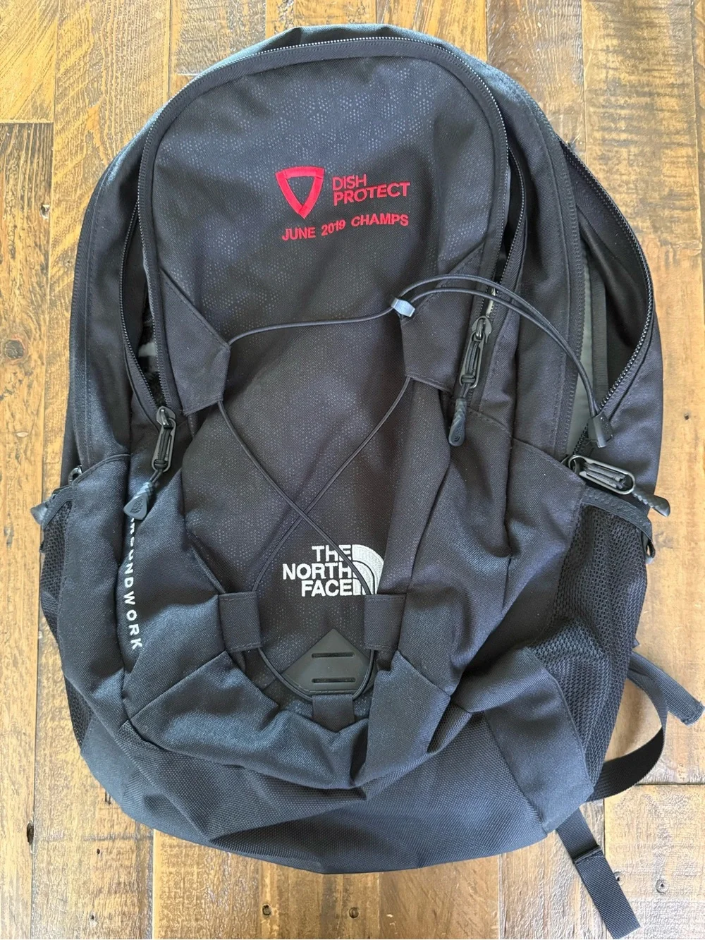The North Face Groundwork Backpack Black Laptop Bag DISH Protect FlexVent
